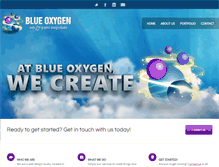 Tablet Screenshot of blueoxygen.com